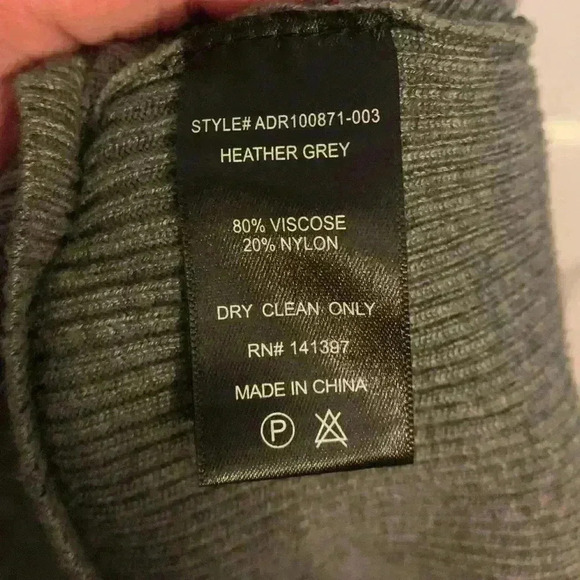 ASTR Ribbed Long Sleeve Bodycon Dress Button Crew Heather Gray, Womens Size XS - Picture 7 of 7